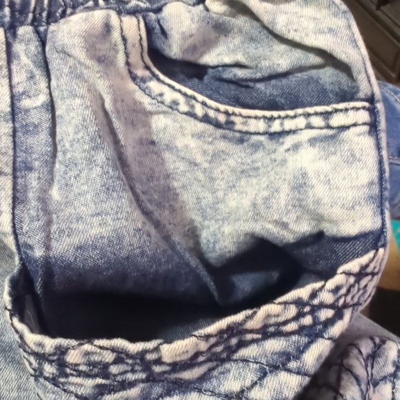 ➡️NWT Denim Jogger Pants with Textured Pockets Size XL - Picture 6 of 12